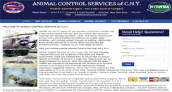 Desktop Screenshot of animalcontrolcny.com