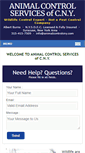 Mobile Screenshot of animalcontrolcny.com